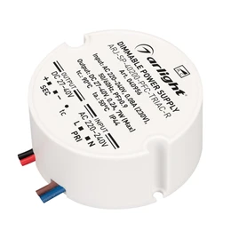 Фото #1 товара Блок питания ARJ-SP-40200-PFC-TRIAC-R (7W, 27-40V, 200mA) (Arlight, IP44 Пластик, 5 лет)