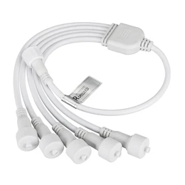 Фото #1 товара Коннектор питания ARD-CLASSIC-SYNC-RGB White (230V, 5 ports) (Ardecoled, Закрытый)