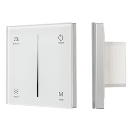 Фото #1 товара Панель SMART-P36-DIM-IN White (230V, 1.2A, TRIAC, Sens, 2.4G) (Arlight, IP20 Пластик, 5 лет)