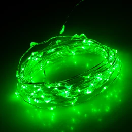 Фото #1 товара Светодиодная гирлянда ARD-CLASSIC-DEW-5000-CLEAR-100LED-STD Green (12V, 2.1W) (Ardecoled, IP65)