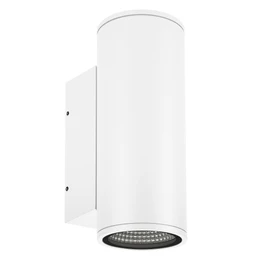 Фото #1 товара Светильник LGD-FORMA-WALL-TWIN-R90-2x12W Warm3000 (WH, 44 deg, 230V) (Arlight, IP54 Металл, 3 года)