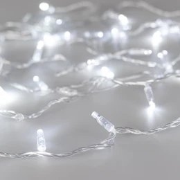 Фото #1 товара Светодиодная гирлянда ARD-STRING-CLASSIC-1000-CLEAR-100LED-PULSE White (230V, 7W) (Ardecoled, IP65)