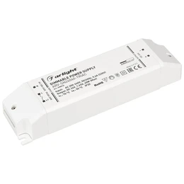 Фото #1 товара Блок питания ARV-SN24040-TRIAC (24V, 1.65A, 40W) (Arlight, IP20 Пластик, 3 года)