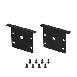 Фото #1 товара Заглушка LINIA45-F-TRAY BLACK с отверстием (Arlight, Алюминий)