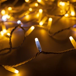 Фото #1 товара Светодиодная гирлянда ARD-STRING-CLASSIC-10000-WHITE-100LED-MILK-FLASH Warm (230V, 7W) (Ardecoled, IP65)