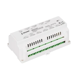 Фото #1 товара INTELLIGENT ARLIGHT Сплиттер SMART-DMX512-306-72-DIN (12-48V, 2-in, 6-out, RS-485) (IARL, IP20 Металл, 5 лет)