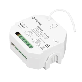 Фото #1 товара INTELLIGENT ARLIGHT Диммер SMART-PWM-101-72-DIM-PS-IN (230V, 1x1.5A, 2.4G) (IARL, IP20 Пластик, 5 лет)