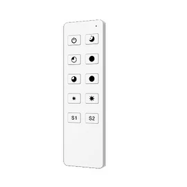 Фото #1 товара INTELLIGENT ARLIGHT Пульт SMART-801-22-1G-2SC-DIM White (3V, 2.4G) (IARL, IP20 Пластик, 5 лет)