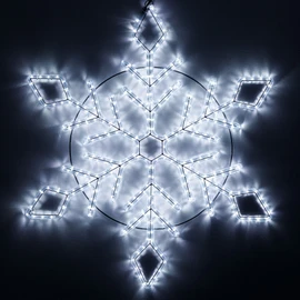 Фото #1 товара Фигура ARD-SNOWFLAKE-M9-900x900-360LED White (230V, 22W) (Ardecoled, IP65)