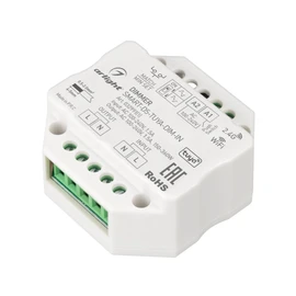 Фото #1 товара Диммер SMART-D5-TUYA-DIM-IN (230V, 1.5A, TRIAC, WiFi, 2.4G) (Arlight, IP20 Пластик, 5 лет)