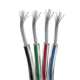 Фото #1 товара Шлейф питания ARL-18AWG-CLEAR-4Wire-CU (Arlight, -)