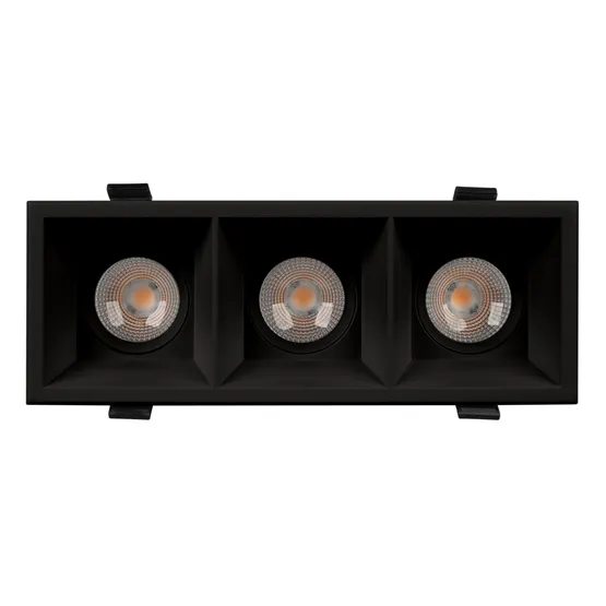 Фото #4 товара Светильник MS-FLOW-BUILT-S230x85-3x6W Warm3000 (BK, 38 deg, 230V) (Arlight, IP20 Металл, 5 лет)