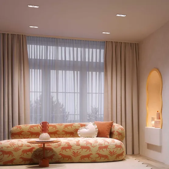 Фото #3 товара Светильник MS-FLOW-BUILT-S85x85-6W Day4000 (WH, 55 deg, 230V) (Arlight, IP20 Металл, 5 лет)