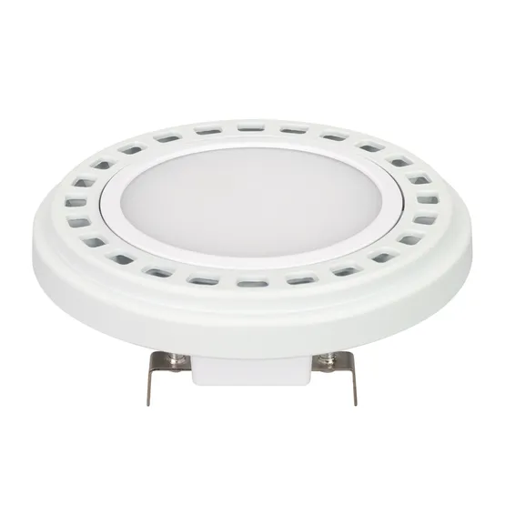 Фото #1 товара Лампа AR111-UNIT-G53-12W- Warm3000 (WH, 120 deg, 12V) (Arlight, Металл)