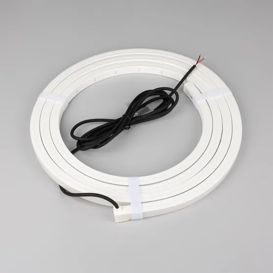 Фото #4 товара Светодиодная лента герметичная NOVA-TOP-PU-A120-16x15mm 24V White7200 (10 W/m, IP68, 3m, wire x1) (Arlight, Полиуретан)