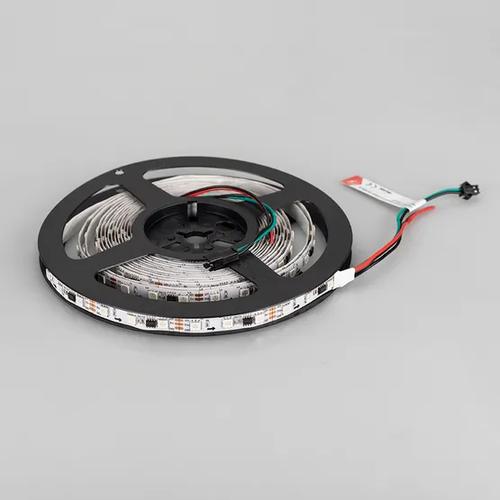 Фото #3 товара Светодиодная лента SPI-B60-10mm 12V RGB-PX3 (14.4 W/m, IP20, 5060, 5m) (Arlight, Открытый, IP20)