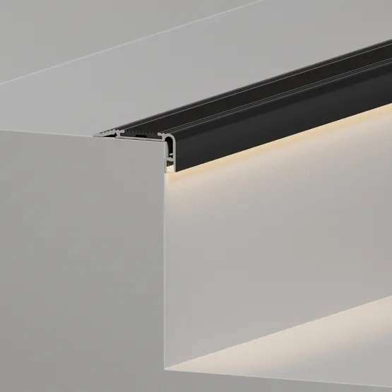 Фото #4 товара Профиль STAIR-W60-2000 ANOD BLACK (Arlight, Алюминий)