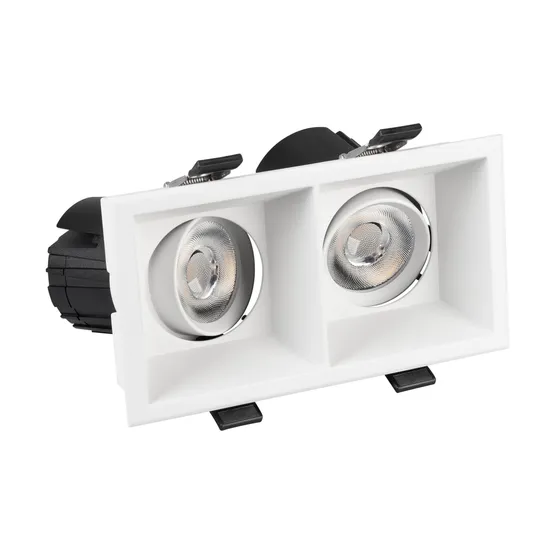 Фото #7 товара Светильник MS-FLOW-BUILT-S157x85-2x12W Day4000 (WH, 38 deg, 230V) (Arlight, IP20 Металл, 5 лет)