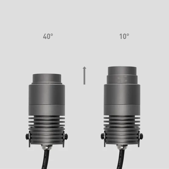 Фото #3 товара Светильник ALT-RAY-ZOOM-R52-8W Warm3000 (DG, 10-40 deg, 230V) (Arlight, IP67 Металл, 3 года)