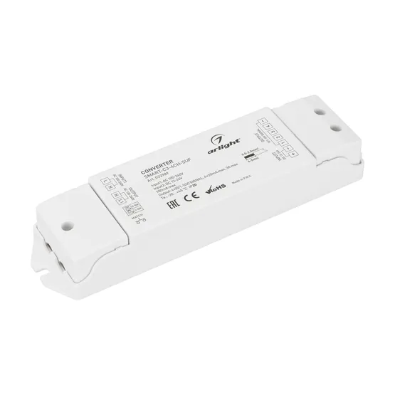 Фото товара Конвертер SMART-C3-4CH-SUF (12-24V, RF-0/1-10V, 2.4G) (Arlight, IP20 Пластик, 5 лет)