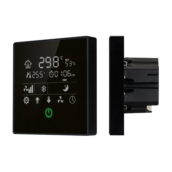 Фото #1 товара INTELLIGENT ARLIGHT Панель-термостат KNX-113-35-IN (AUX, 20-30V, ext.T-sensor) (IARL, IP20 Пластик, 2 года)