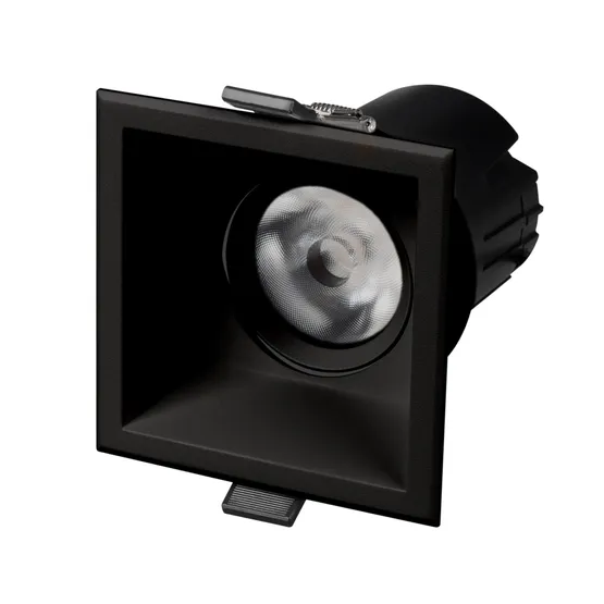 Фото #1 товара Светильник MS-FLOW-BUILT-S85x85-12W Warm3000 (BK, 55 deg, 230V) (Arlight, IP20 Металл, 5 лет)