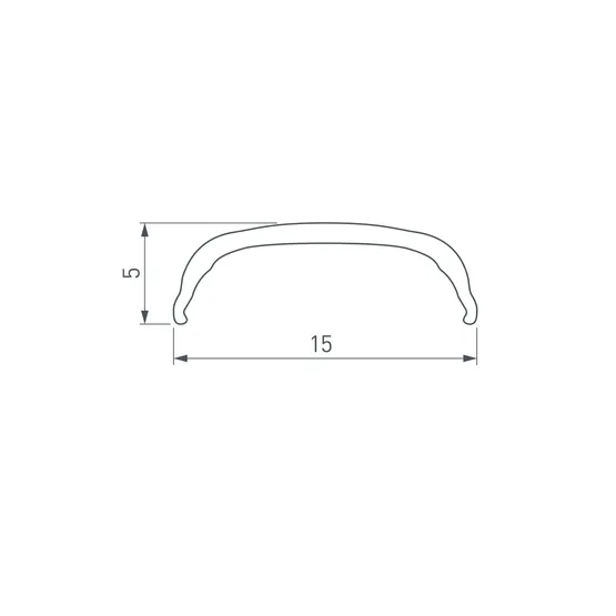 Фото #3 товара Экран ARH-BENT-W18-2000 Opal (Arlight, Пластик)