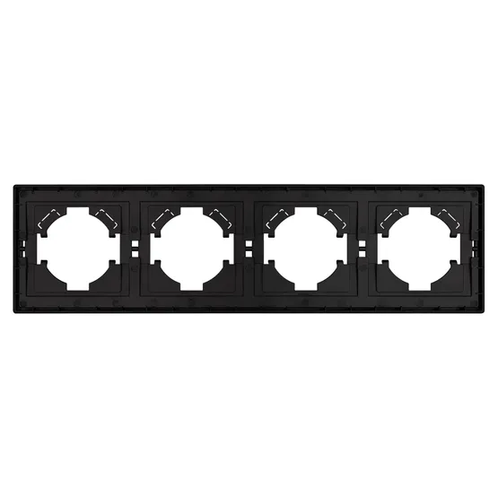 Фото #2 товара Рамка пластиковая FRM-TENDO-SFPL-4-BK (Arlight, -)