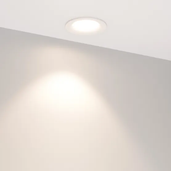 Фото #3 товара Светильник MS-FOGGY-BUILT-R86-10W Day4000 (WH, 60 deg, 230V) (Arlight, IP54 Металл, 5 лет)