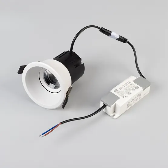 Фото #7 товара Светильник MS-FLOW-BUILT-R85-6W Day4000 (WH, 38 deg, 230V) (Arlight, IP20 Металл, 5 лет)