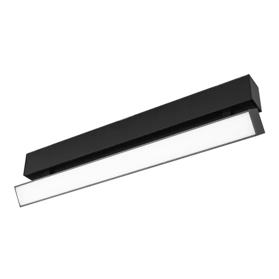 Фото #3 товара Светильник MAG-FLAT-FOLD-45-S405-12W Warm3000 (BK, 100 deg, 24V) (Arlight, IP20 Металл, 5 лет)