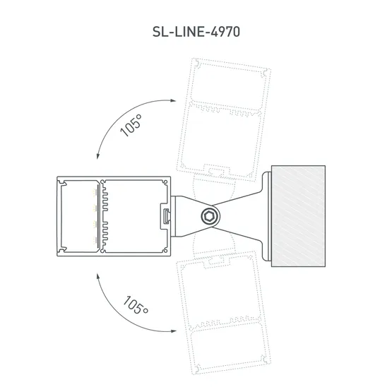 Фото #5 товара Профиль SL-LINE-4970-3000 ANOD (Arlight, Алюминий)