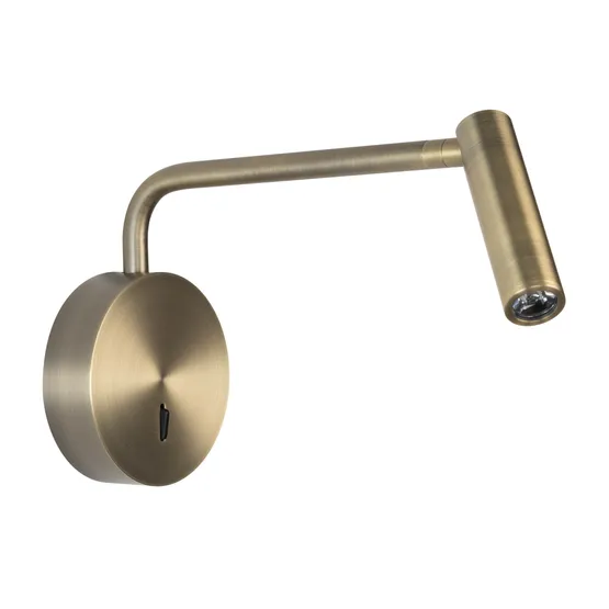 Фото #1 товара Светильник SP-VERDI-LONG-WALL-3W Warm3000 (BR, 20 deg, 230V) (Arlight, IP20 Металл, 3 года)