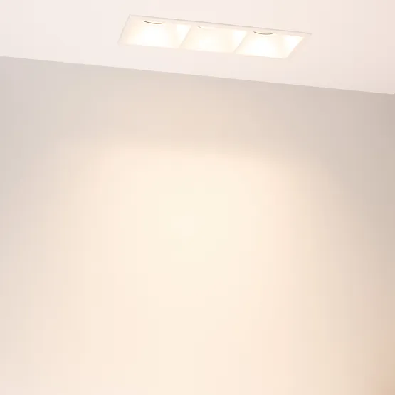 Фото #4 товара Светильник MS-FLOW-BUILT-S230x85-3x12W Warm3000 (BK, 15 deg, 230V) (Arlight, IP20 Металл, 5 лет)