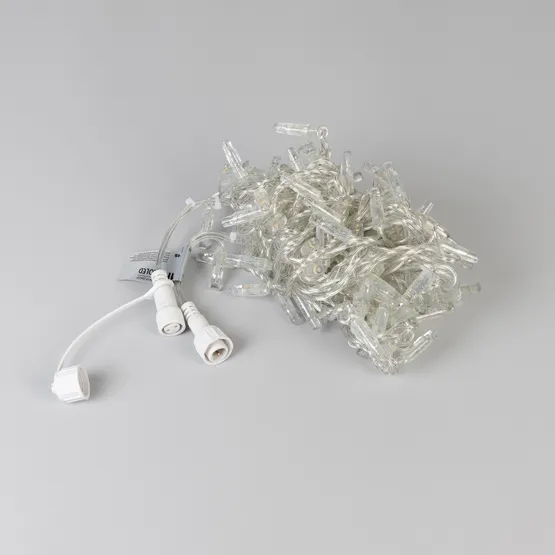 Фото #2 товара Светодиодная гирлянда ARD-STRING-CLASSIC-1000-CLEAR-100LED-PULSE Yellow (230V, 7W) (Ardecoled, IP65)