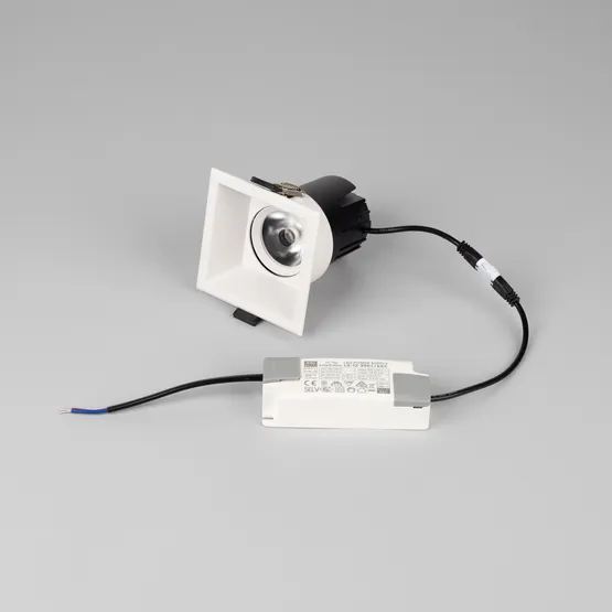 Фото #6 товара Светильник MS-FLOW-BUILT-S85x85-6W Warm3000 (WH, 55 deg, 230V) (Arlight, IP20 Металл, 5 лет)