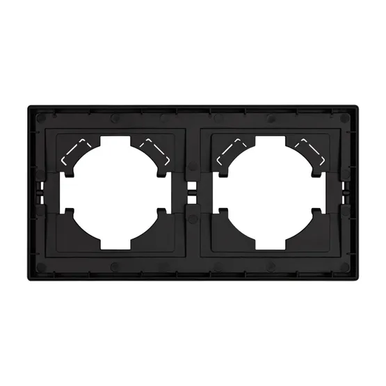 Фото #2 товара Рамка пластиковая FRM-TENDO-SFPL-2-BK (Arlight, -)