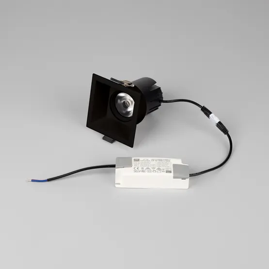 Фото #6 товара Светильник MS-FLOW-BUILT-S85x85-12W Warm3000 (BK, 55 deg, 230V) (Arlight, IP20 Металл, 5 лет)