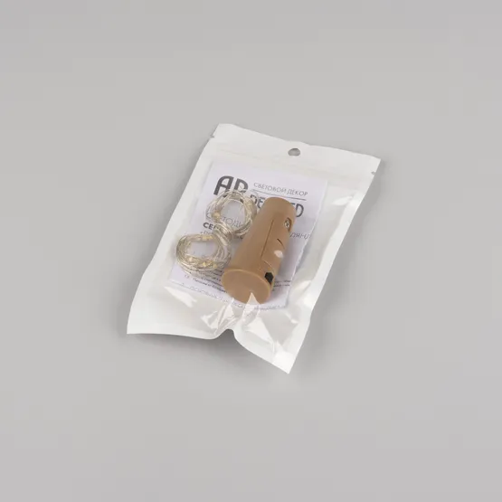 Фото #4 товара Светодиодная гирлянда ARD-DEW-HOME-2000-CLEAR-20LED-STD Red (1.5V, Battery Pack, Cork) (Ardecoled, IP20)