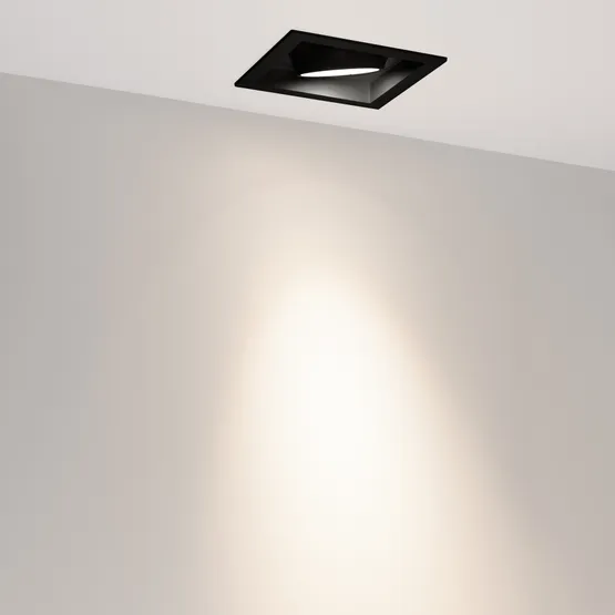 Фото #2 товара Светильник MS-VORTEX-BUILT-S140x140-30W Day4000 (BK-BK, 30 deg, 230V) (Arlight, IP20 Металл, 5 лет)