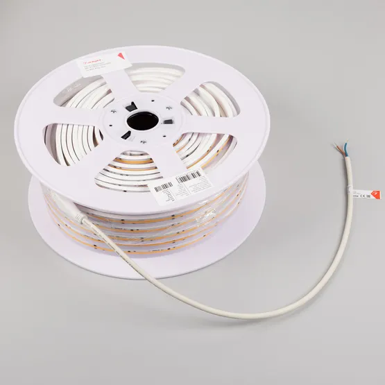 Фото #2 товара Светодиодная лента герметичная ARL-PV-X720-15mm 230V Warm2700 (14 W/m, IP65, 50m) (Arlight, -)