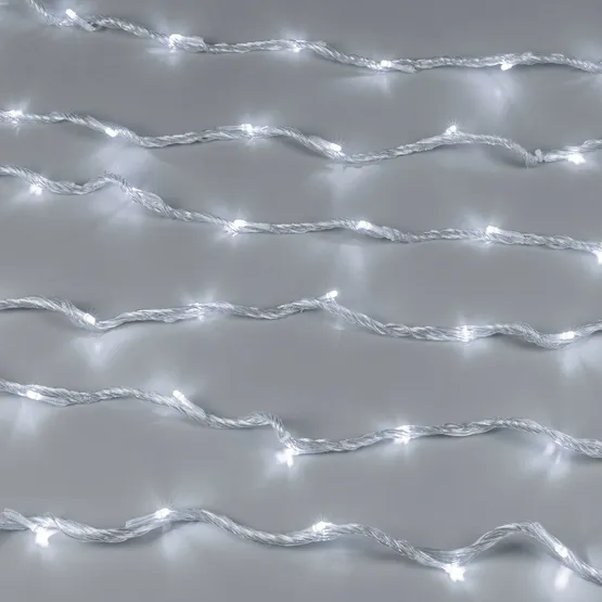 Фото #4 товара Светодиодная гирлянда ARD-STRING-HOME-10000-CLEAR-99LED-RUN WHITE (230V, 10.5W) (Ardecoled, IP20, 1 год)