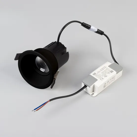 Фото #7 товара Светильник MS-FLOW-BUILT-R85-6W Warm3000 (BK, 55 deg, 230V) (Arlight, IP20 Металл, 5 лет)