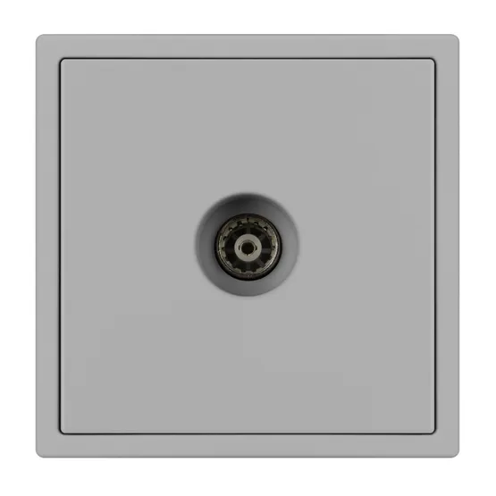 Фото #3 товара Механизм телевизионной розетки SCT-NOBE-MTV1-SFPL-IS (Arlight, Никель)