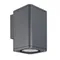 Минифото #1 товара Светильник LGD-EVO-WALL-S100x100-12W Warm3000 (GR, 44 deg, 230V) (Arlight, IP54 Металл, 3 года)