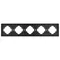Минифото #3 товара Рамка пластиковая FRM-TENDO-SFPL-5-BK (Arlight, -)