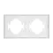 Минифото #2 товара Рамка пластиковая FRM-TENDO-PL-2-WH (Arlight, -)