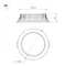 Минифото #3 товара Светильник MS-MIST-BUILT-R105-9W Warm3000 (WH, 110 deg, 230V) (Arlight, IP54 Металл, 5 лет)