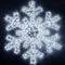 Минифото #1 товара Фигура ARD-SNOWFLAKE-M11-1250x1200-604LED White (230V, 36.5W) (Ardecoled, IP65)