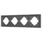 Минифото #1 товара Рамка пластиковая FRM-TENDO-SFPL-4-GR (Arlight, -)